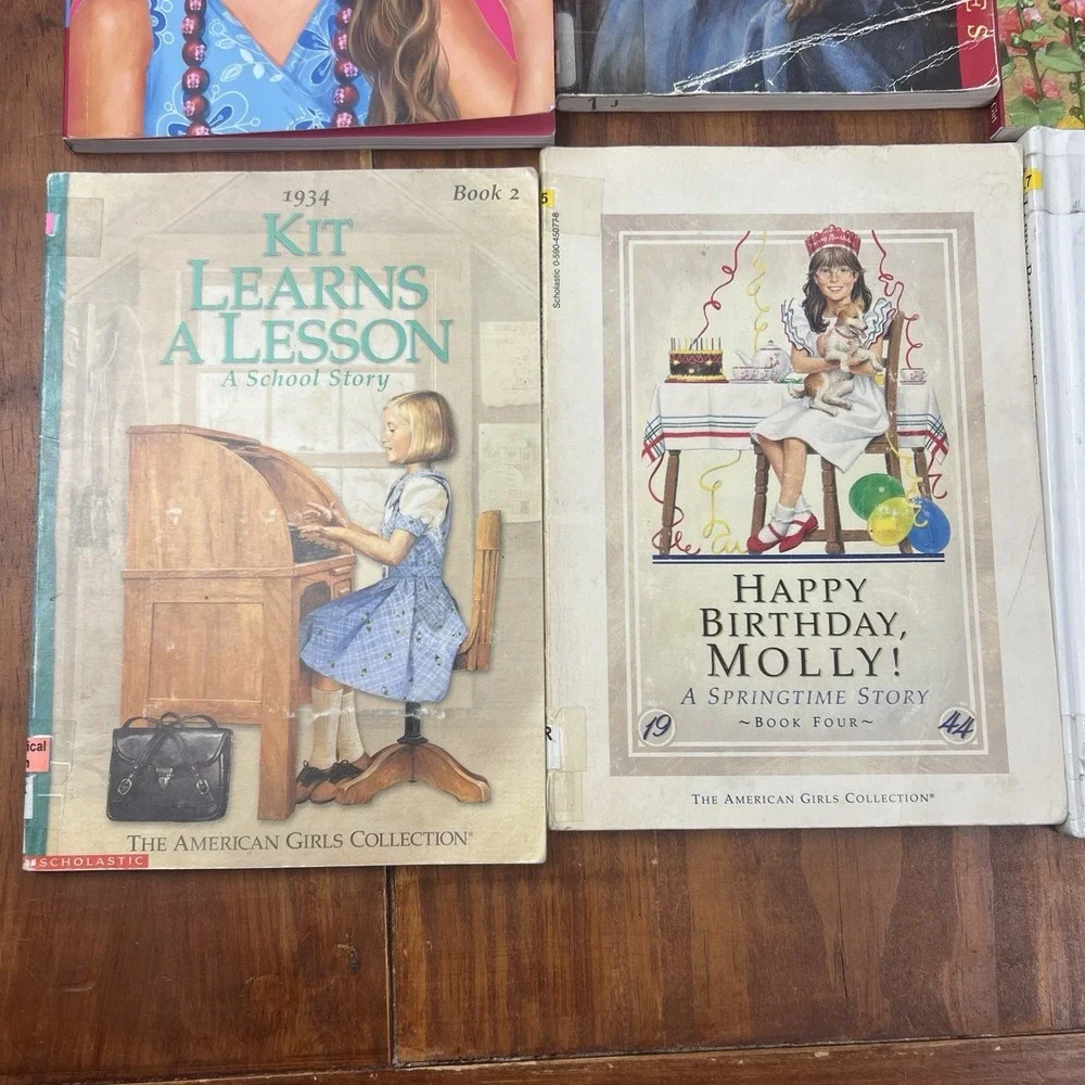 American Girl Book Lot 8 Kanani Kit Molly Samantha Josefina History Books